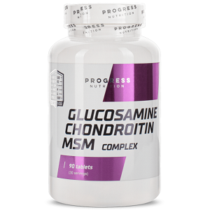 

Для суставов и связок Progress Nutrition Glucosamine Chondroitin MSM (90 таблеток.)