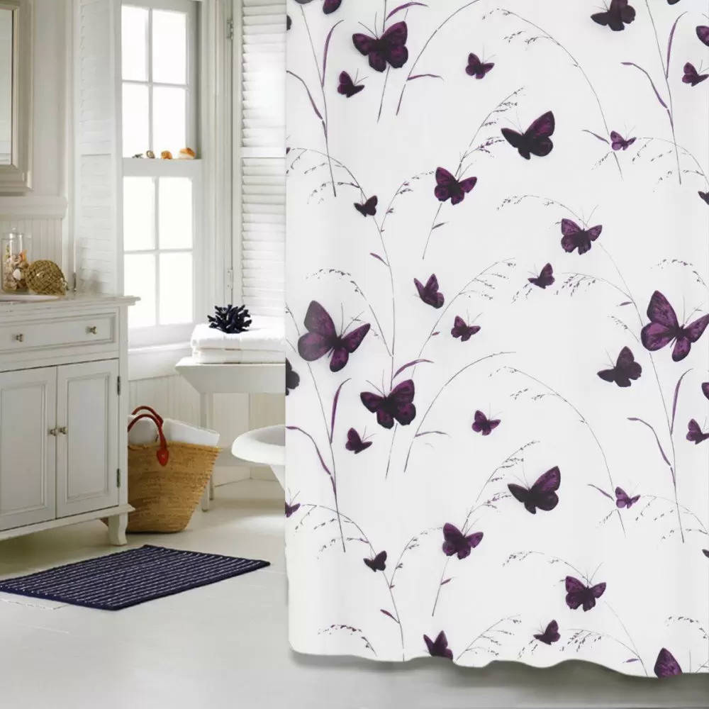 

Шторка для ванной комнаты "Butterflies", 180 * 180cм ТМ "МД"