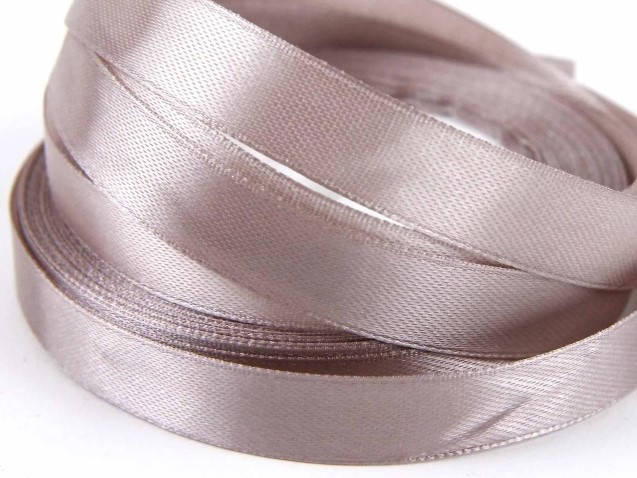 

Стрічка атласна, 12мм Мокко, 23м