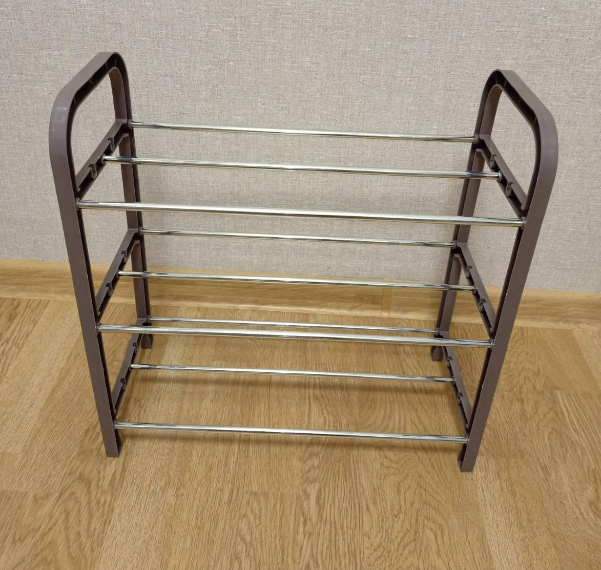 

Полка для обуви 42 x 40 x 19 см коричневая, Коричневый
