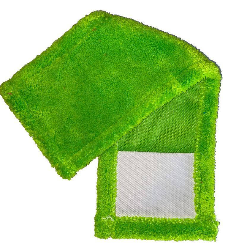 

Насадка для швабры Eco Fabric из микрофибры, зеленый (EF-0050-PG), Зелёный