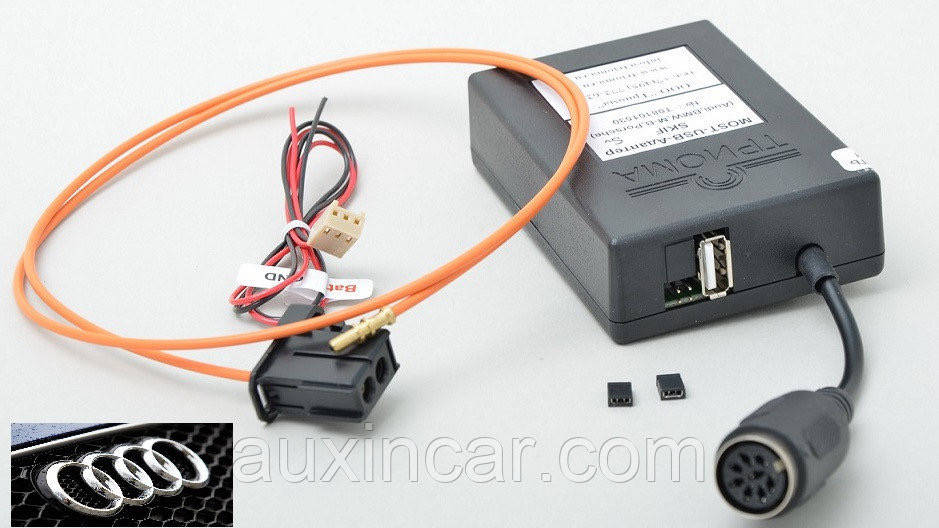 

Автомобильный МР3 адаптер Триома skif USB для Audi A6C6, A8, Q7 с MOST (оптика)