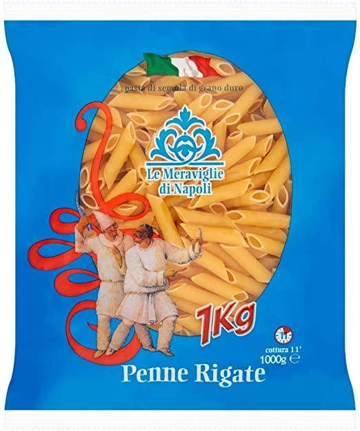 

Le meraviglie di napoli pasta - Макарони з твердих сортів пшениці (перо) 1 кг