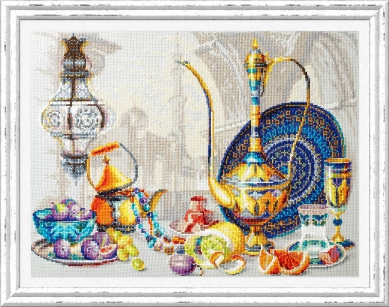 

Яркие краски Марокко Набор для вышивки крестом Чудесная игла 120-301