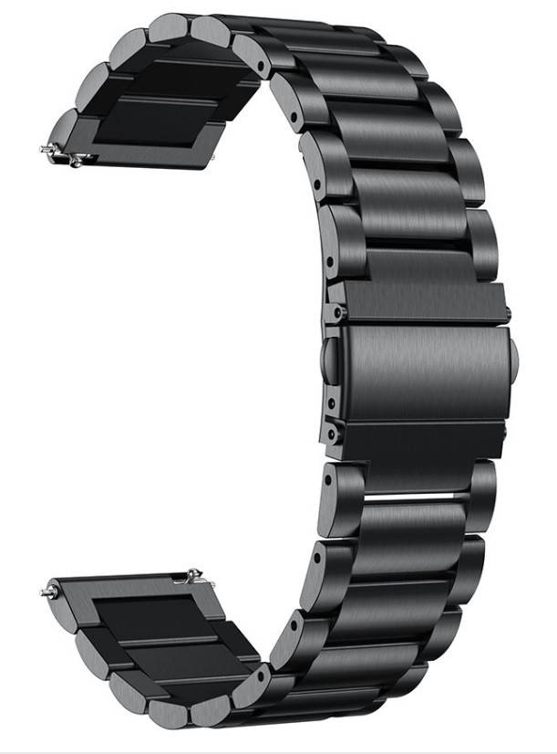 

Браслет для смарт и часов и для Samsung Galaxy Watch . Черный.18 мм 20мм и 22 мм .