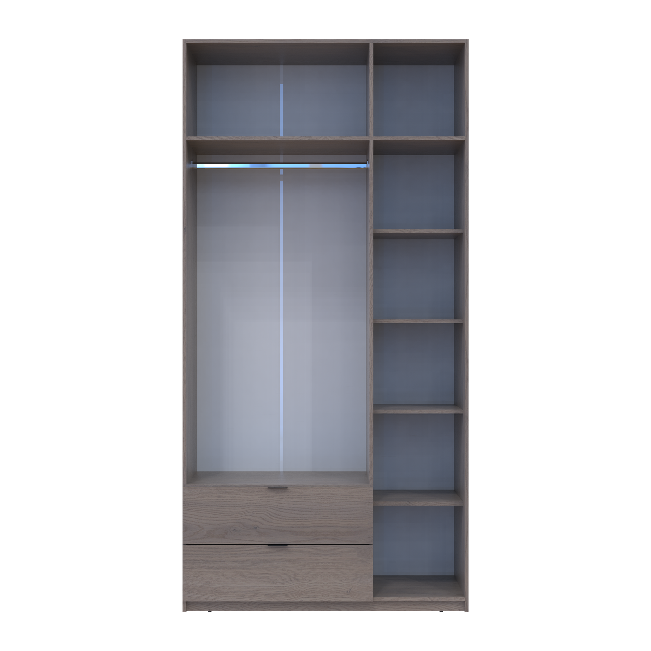 Розпашна Шафа для одягу Doros Лукас Канноло/Канноло 3 ДСП 120х50х240 (44900368) 5