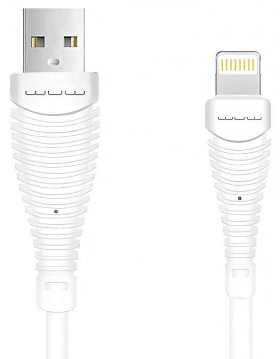 

Кабель USB WUW X76 lightning 1A 1 м Белый