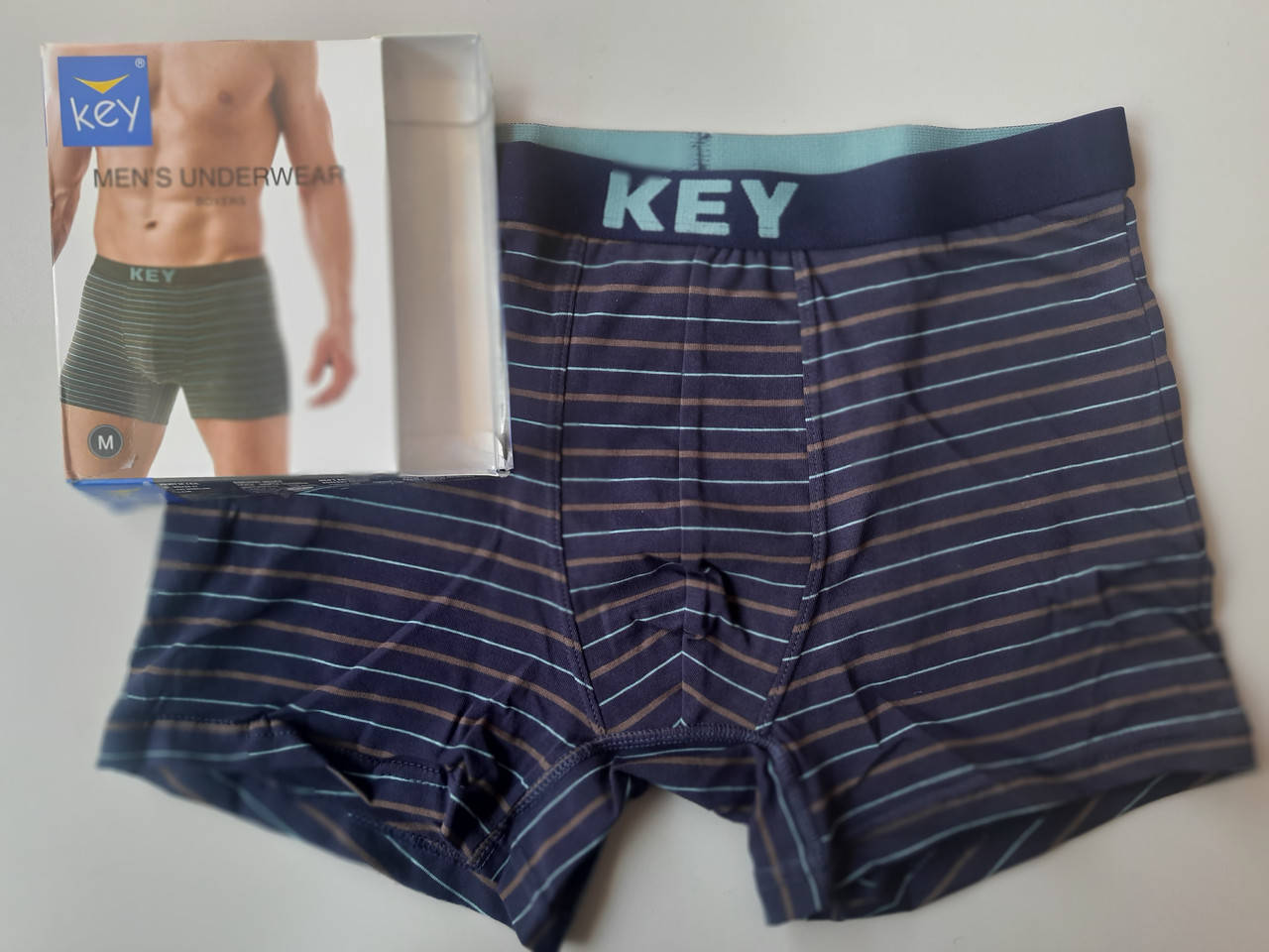 

Мужские трусы шорты KEY L, Синий