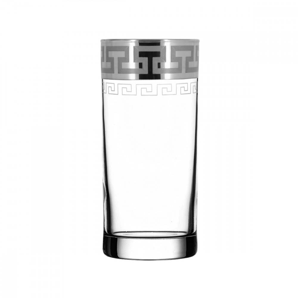 

Набор стаканов высоких 290мл/6шт Серебро "Греческий узор" Гусь хрустальный