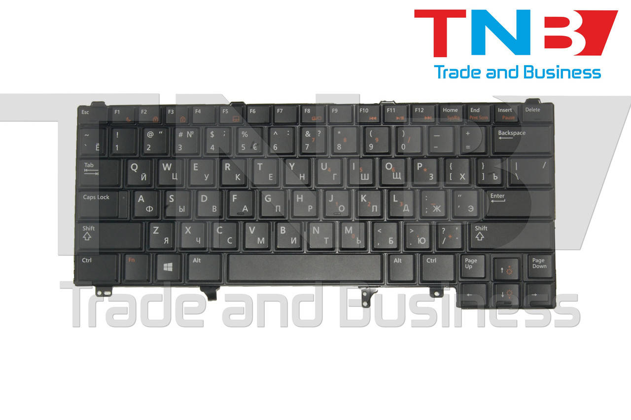 

Клавиатура Dell Latitude E6420 E5420 E6220 E6320 E6430 черная без трекоинта RUUS С ПЛАТОЙ, Черный