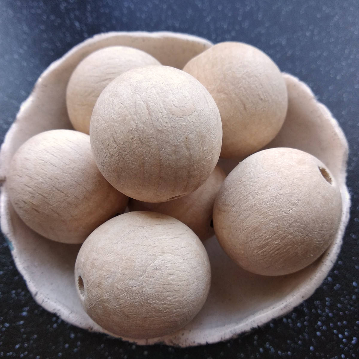 

Бусины буковые, первый сорт, 30 мм, поштучно, Бежевый