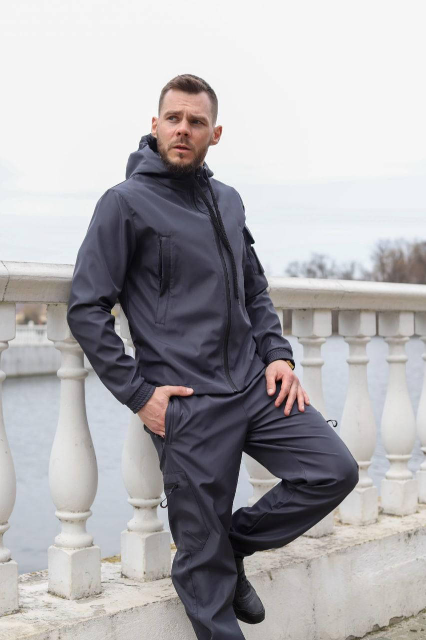 

Чоловічий костюм Xsports SOFTSHELL Tiger ПОЛЕГШЕНИЙ, Черный