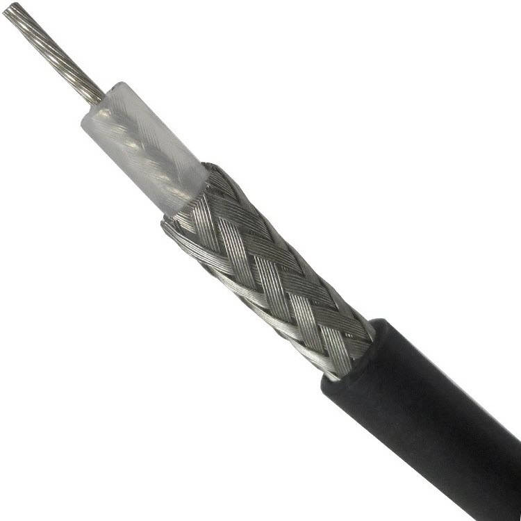

Коаксиальный кабель RG-58 50 Ом c низкими потерями для 3G / 4G антенн, медный экран 90%