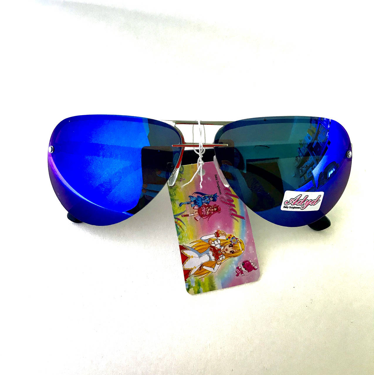 

Детские зеркальные солнцезащитные очки UV-400 Синий, Разные цвета