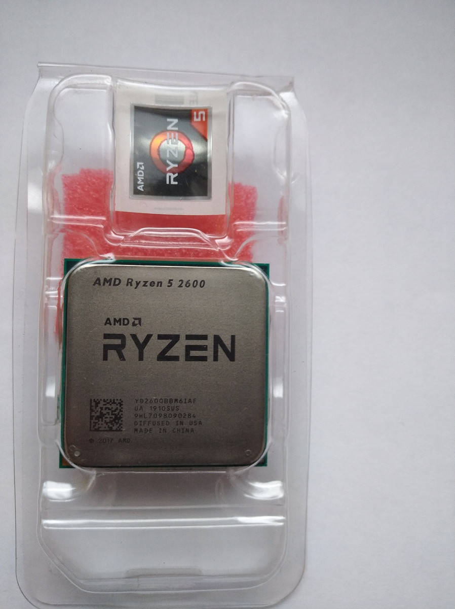 

Процессор AMD Ryzen 5 2600 3.4GHz новый (YD2600BBM6IAF) AM4 Tray