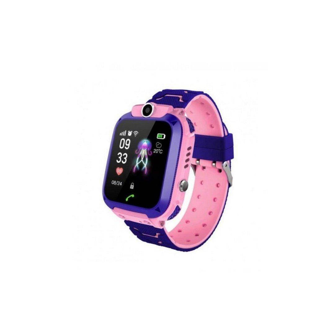 

Детские смарт-часы Smart Baby Watch Q12 с GPS и влагозащитой IP67 Розовые