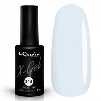 

Гель лак INGARDEN X-GEL (мечтательно-голубой) № 143, 8 мл