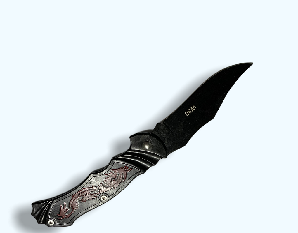 

Ножик складной W80, Черный