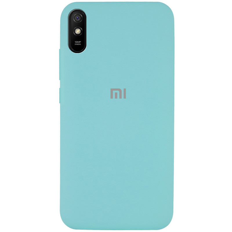

Силиконовый чехол Silicone Cover на телефон Xiaomi Redmi 9A/Сяоми Редми 9А, Мятный