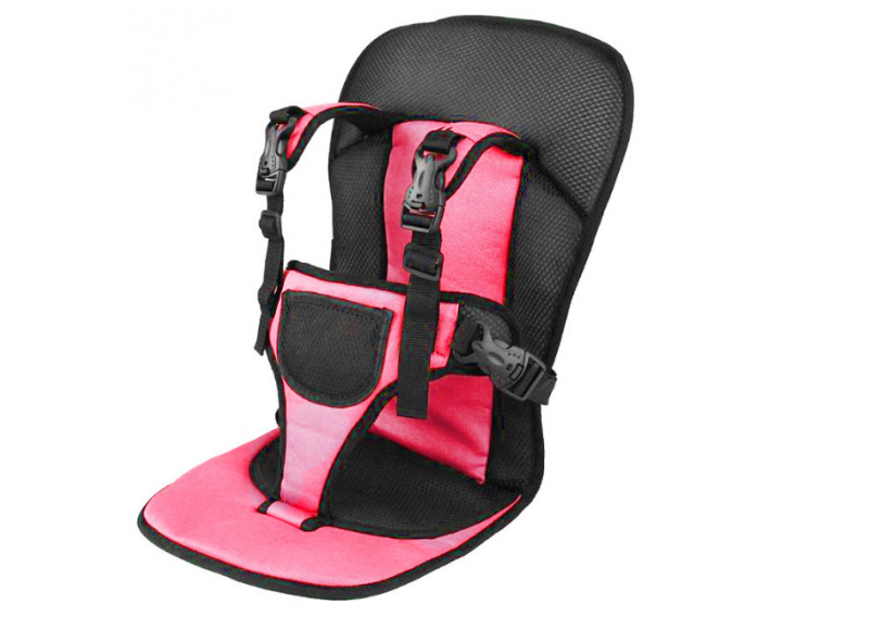 

Бескаркасное автокресло / Детское авто-кресло бескаркасное от 1-х до 12 лет черно-розовый, Синий