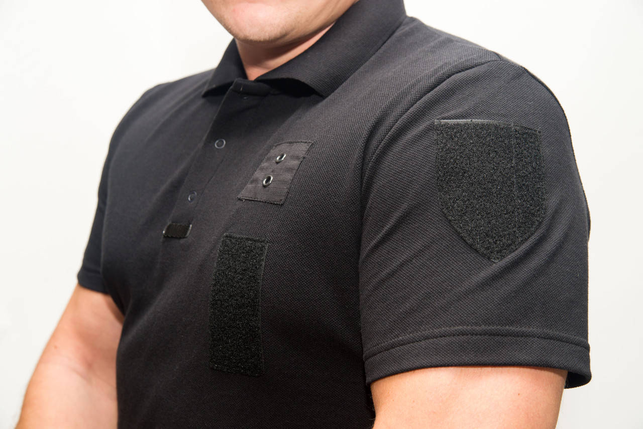 

Футболка Поло Police черное 56-58