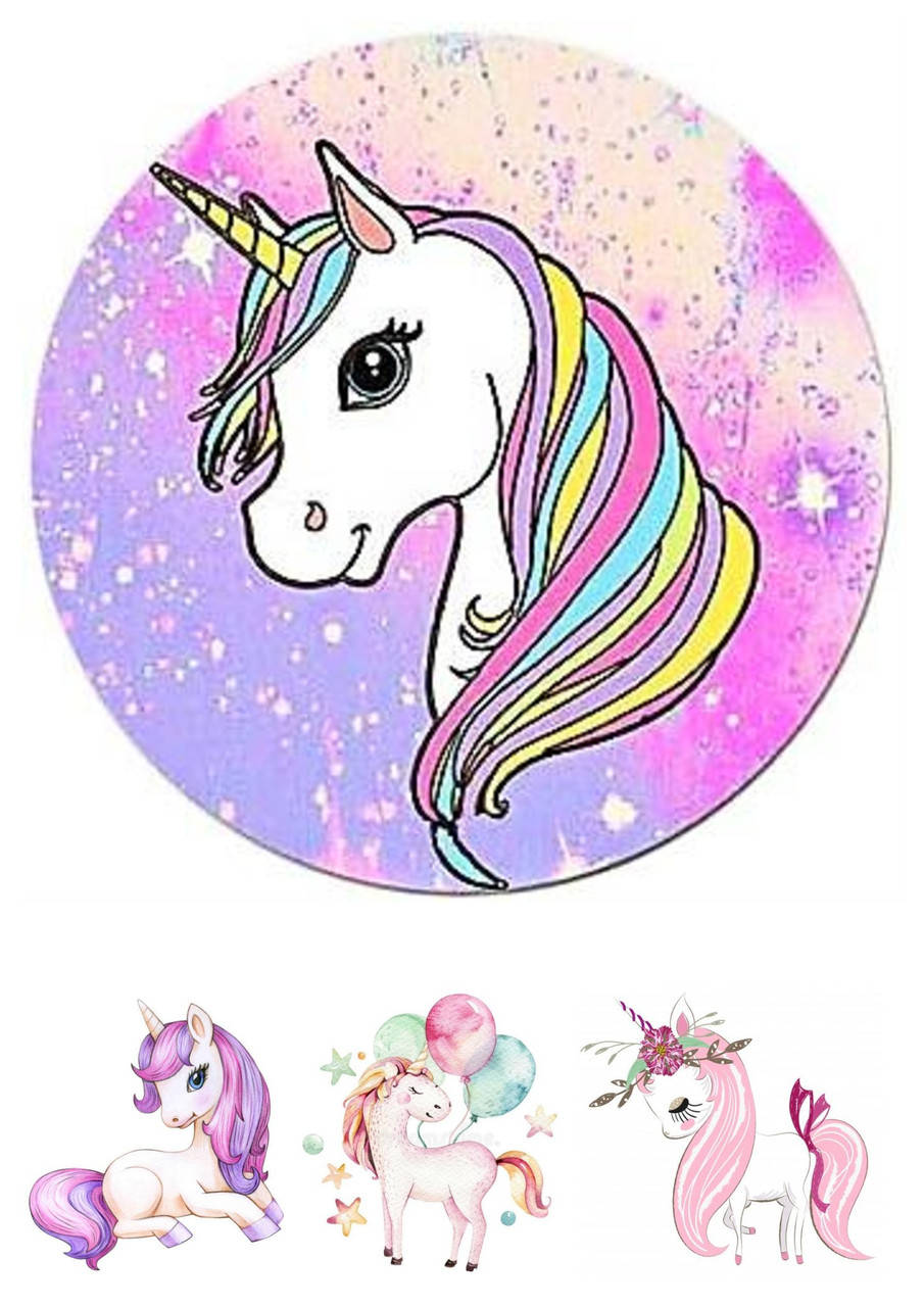 

Вафельная картинка "Единорог" 21