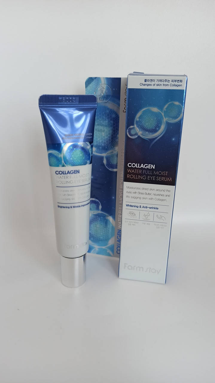 

Farmstay Collagen Waterfull Moist Rolling Eye Serum Увлажняющая сыворотка-роллер с коллагеном для век