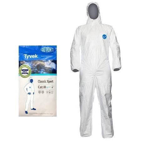 

Комбинезон защитный Dupont Tyvek Classic Xpert/CHF5 биозащитный/ XXL, Белый