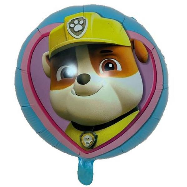 

Фольгированный шарик КНР 18" (45 см) Круг Щенячий патруль Крепыш, Разные цвета