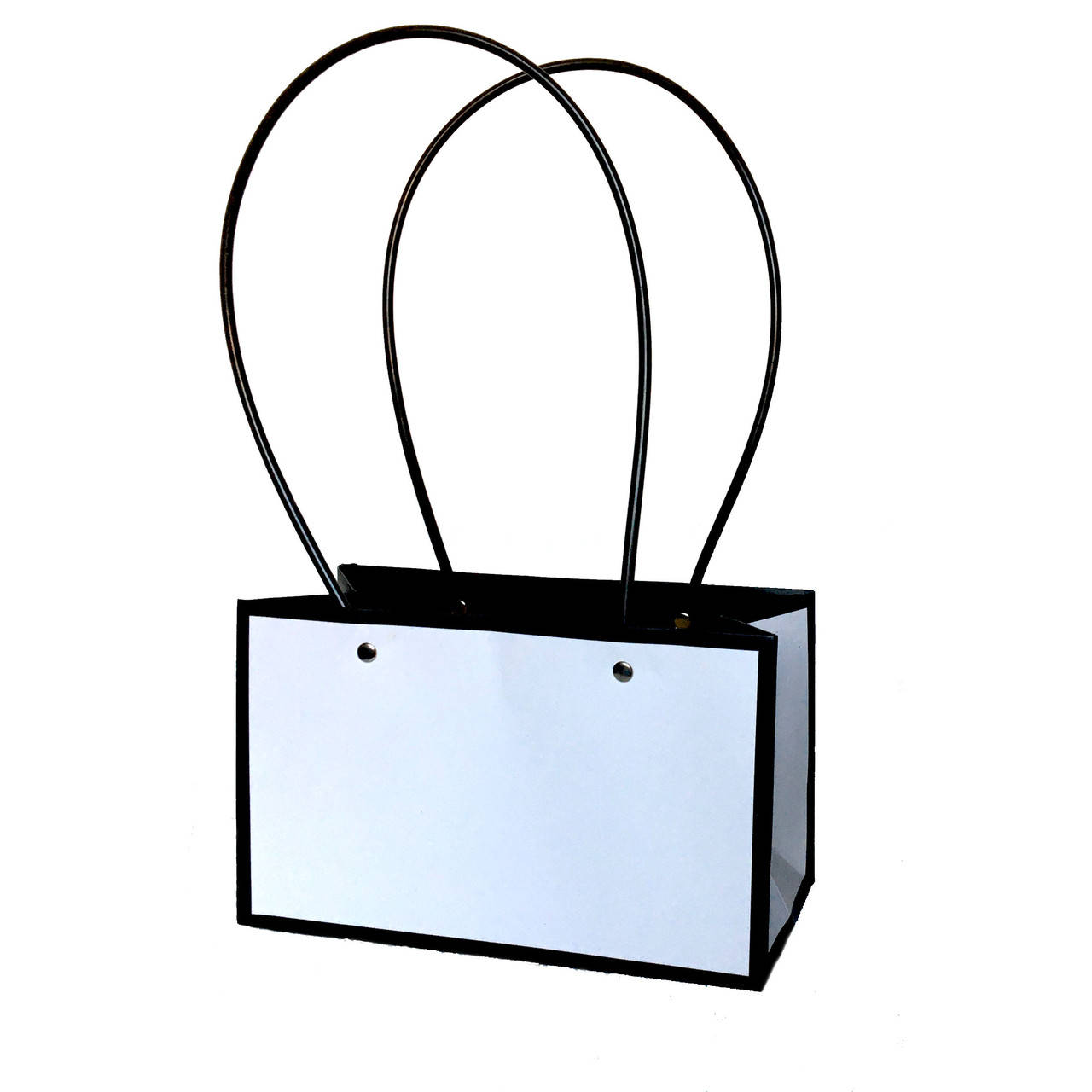 

Влагостойка сумка-трапеция для цветов, 13х11х23 см, белая