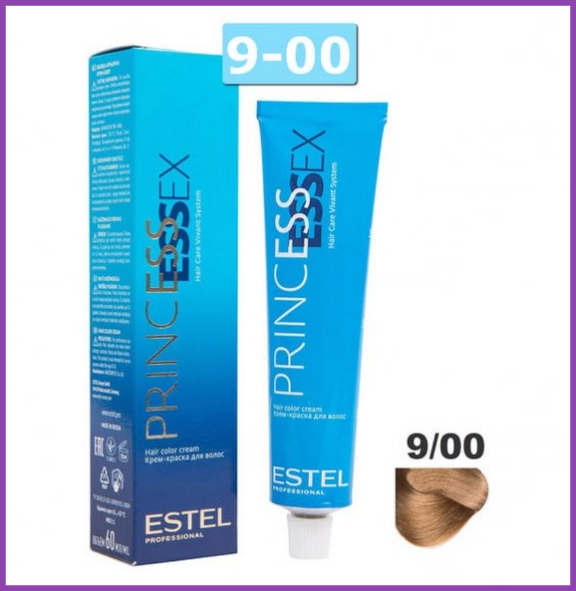 

Крем-краска 9/00 Estel Princess Essex эссекс для окрашивания волос блондин для седины, 60 мл