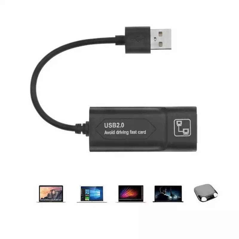 

Сетевая Карта USB Переходник на Lan USB 2.0 100 Мбит/С RJ45