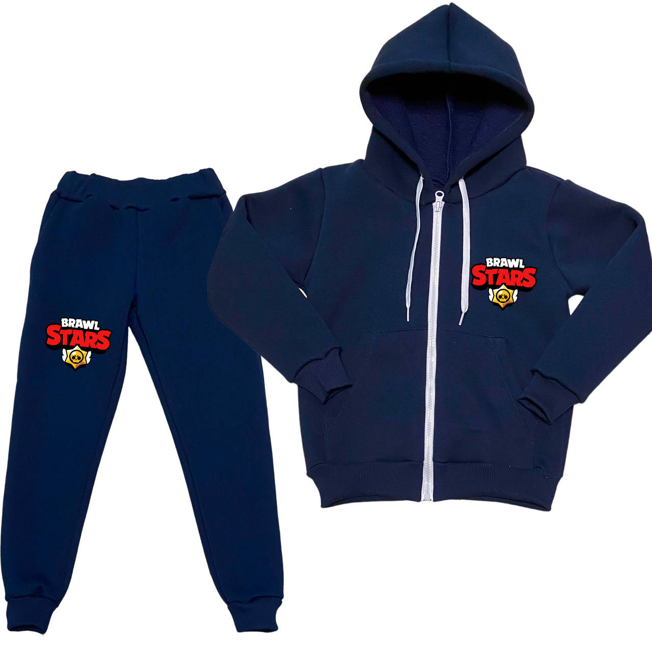 

Теплый спортивный костюм для мальчика на флисе Бравл Старс, 4-16 лет 140