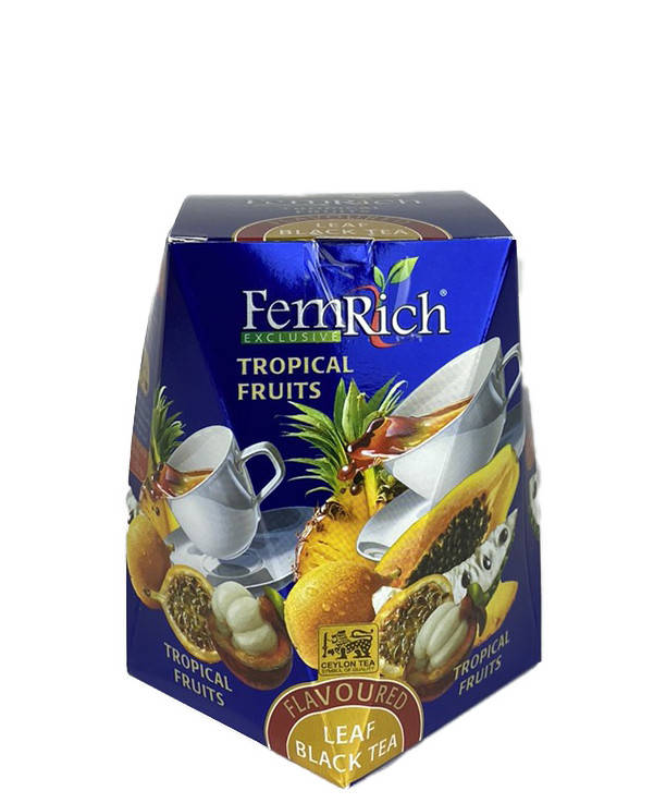 

Чай Фемрич, Femrich Черный "ТРОПИЧНІ ФРУКТИ" 100г