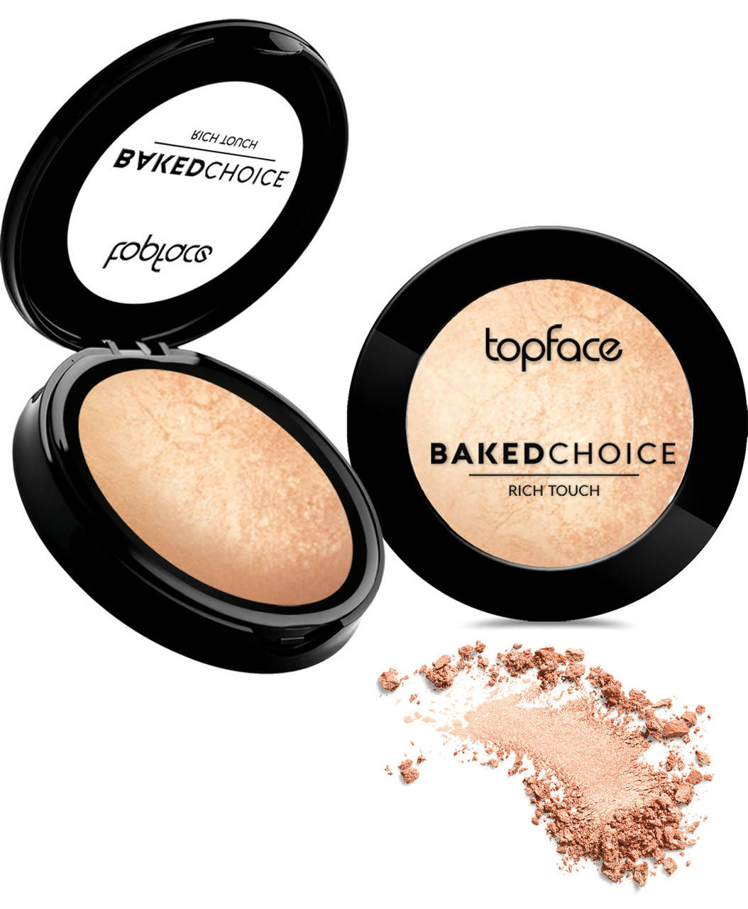 

Хайлайтер запеченный Topface Baked Choice Rich Touch PT702 №102 (Moon Light)