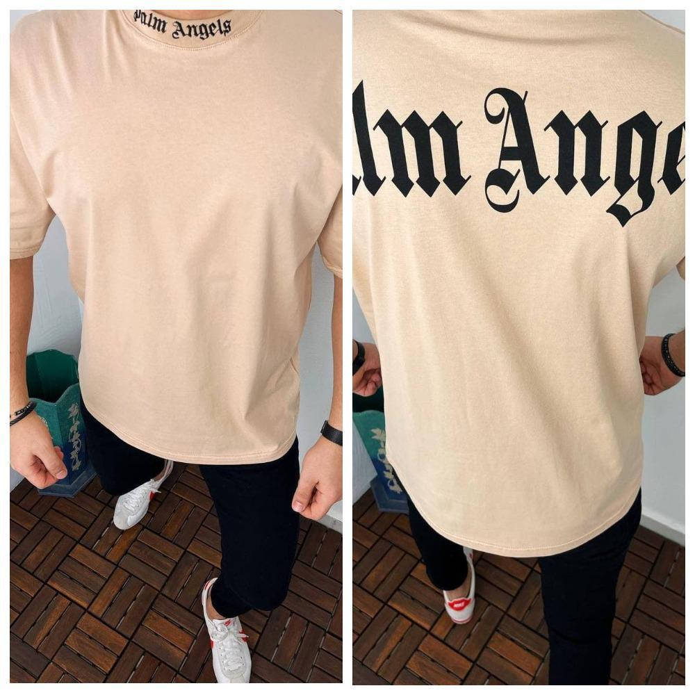 

Футболка Palm Angels беж