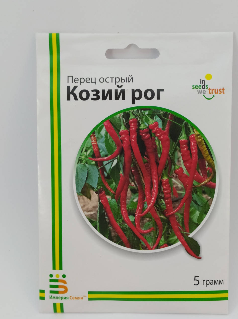 

Семена перца острый Козий рог 5г "Империя Семян"