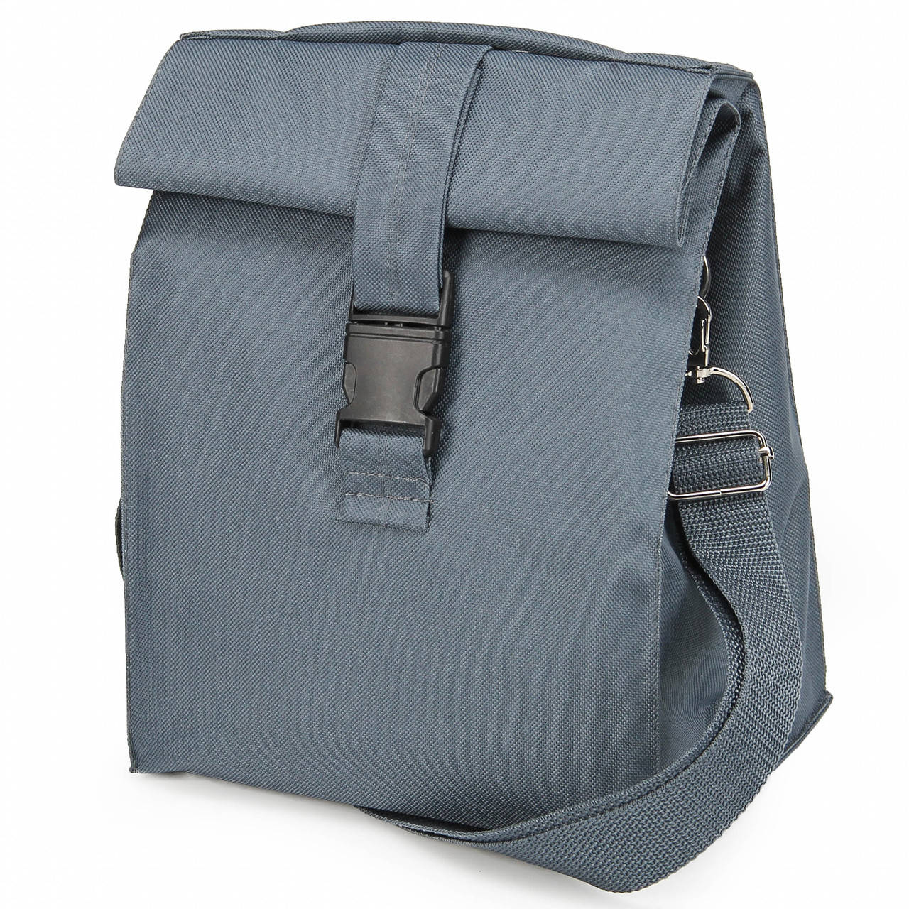 

Подарок для мужчины термосумка для еды Lunch bag M+ серый