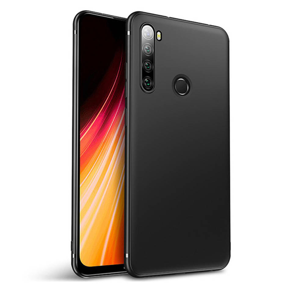 

Тонкий матовый чехол для Xiaomi Redmi Note 8T Черный