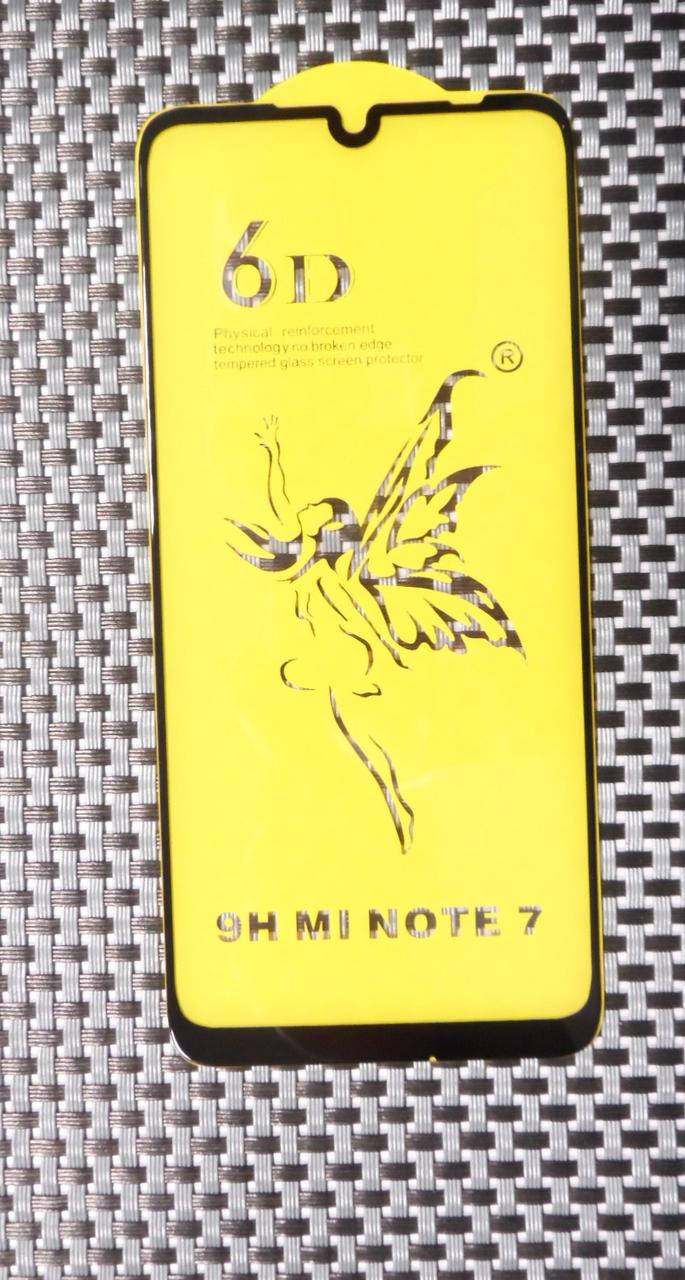 

Защитное стекло 6D Xiaomi Redmi Note 7 черный