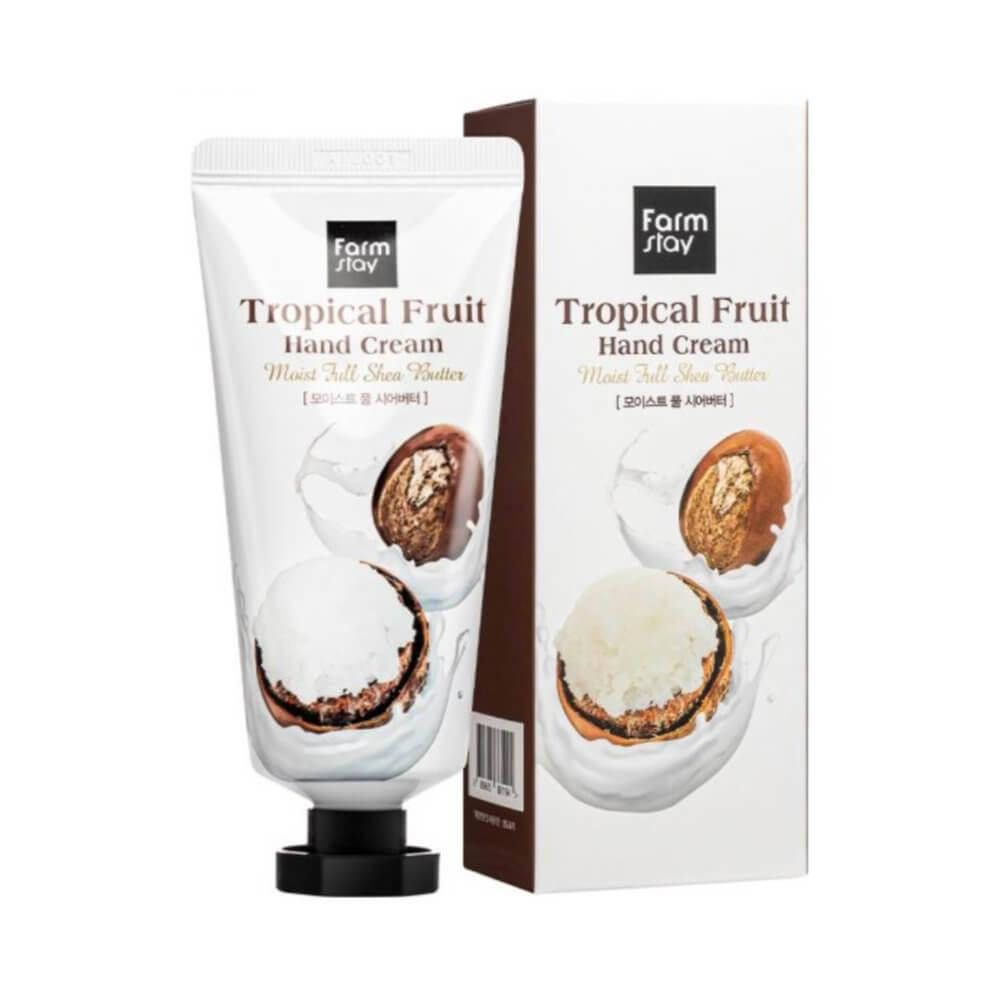

Крем для рук с маслом ши FarmStay Tropical Fruit, 50 мл