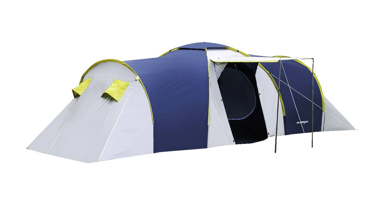 

Палатка 6-ти местная Presto Acamper NADIR 6 PRO синяя - 3500мм. H2О - 8,7 кг.