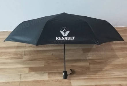

Автоматический зонт с логотипом Рено Renault в комплекте с чехлом, Черный