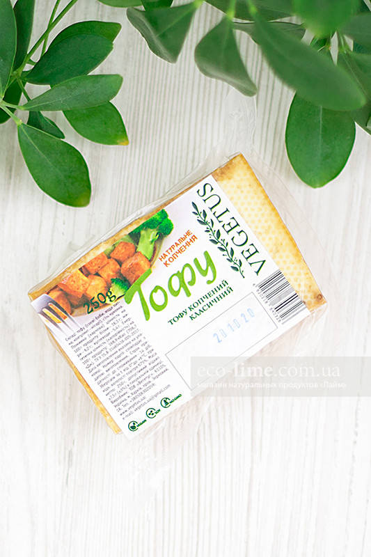 

Тофу прессованый копченый классический, Vegetus, 250г