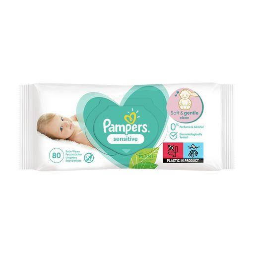 

Детские влажные салфетки Pampers Sensitive, 80 шт