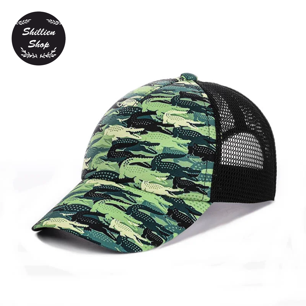 

● Летняя кепка бейсболка с сеткой - Крокодил ●, Разные цвета