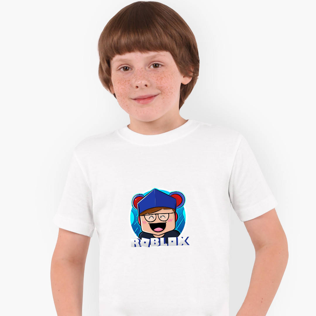 

Футболка детская Роблокс (Roblox) Белый (9224-1220) 128