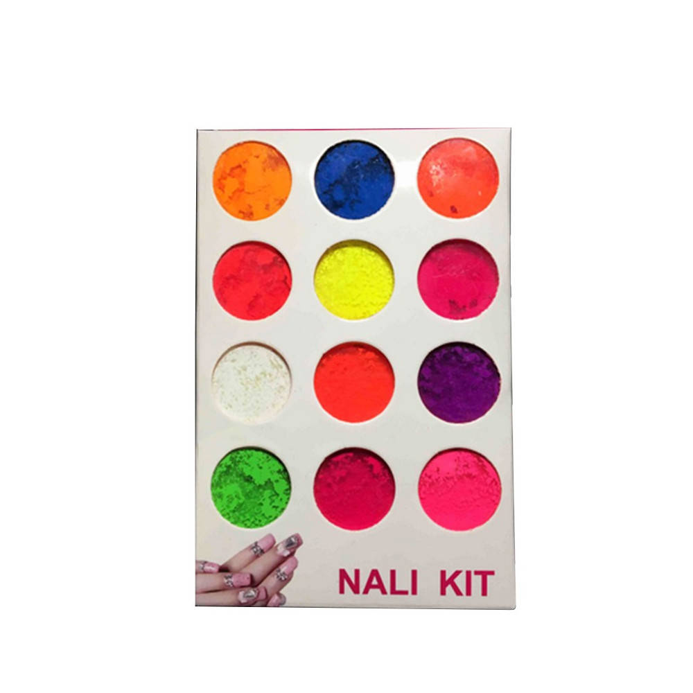 

Набор неоновых пигментов Nali Kit 12 цветов, Разные цвета