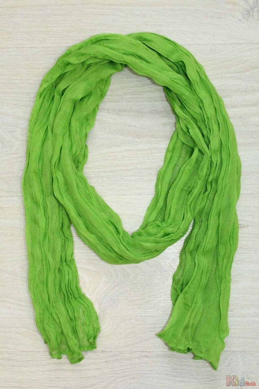 

Шарф для девочки салатового цвета No name 2100000280605
