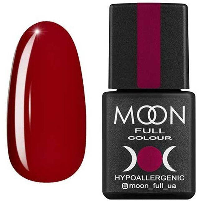 

Гель лак Moon Full color Gel polish №143 (вишневый, эмаль), 8 мл
